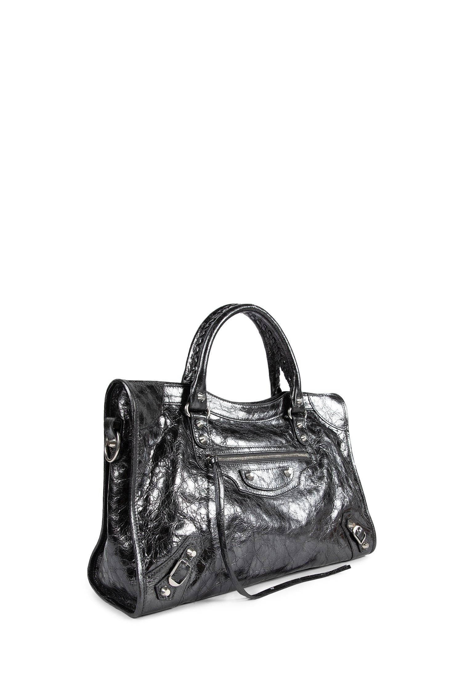 Le City Bag Medium In Metallised Arena Lambskin - 2