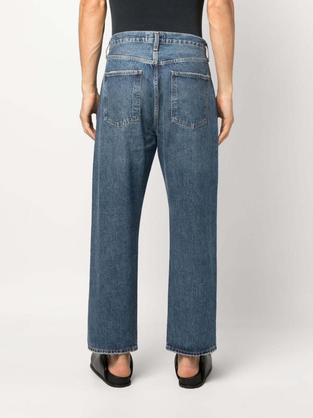 mid-rise straigth-leg jeans - 4