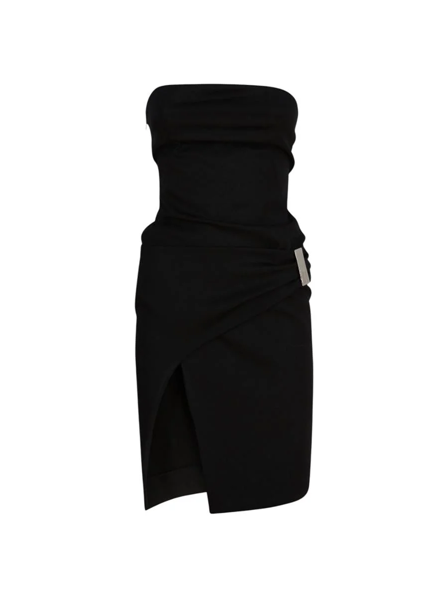 The Attico Black Midi Dress - 1
