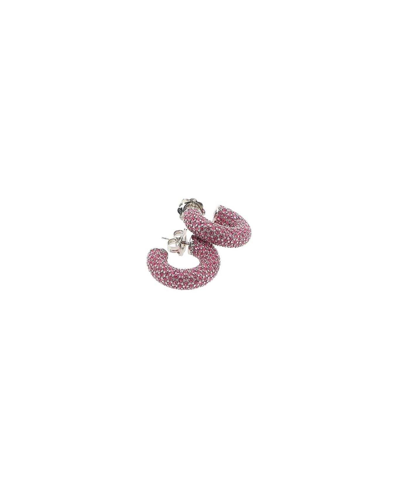 Embellished Metal Mini Cameron Earrings - 2
