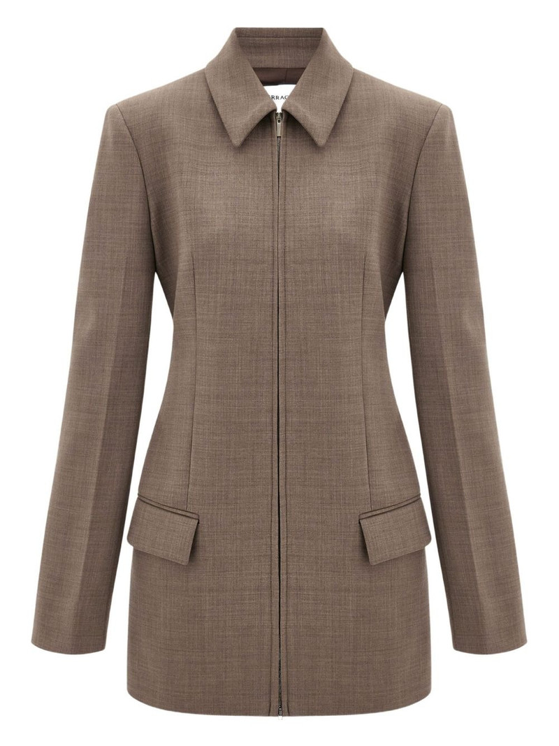 zip-fastening blazer 1
