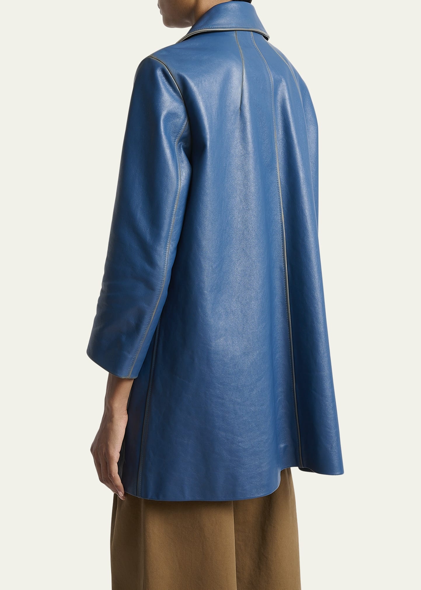 Leather Bracelet-Sleeve Car Coat - 3