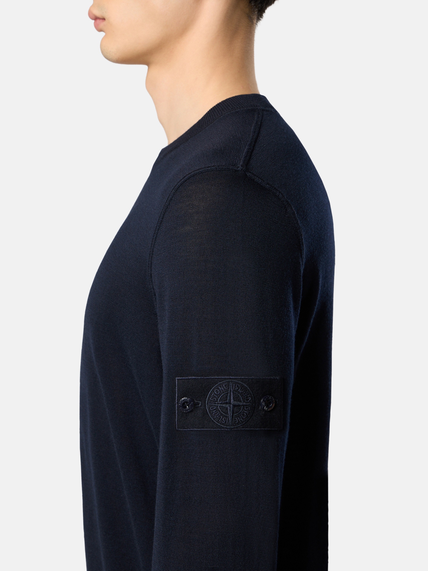 5100066 LIGHT RWS PURE WOOL_ STONE ISLAND GHOST - 3