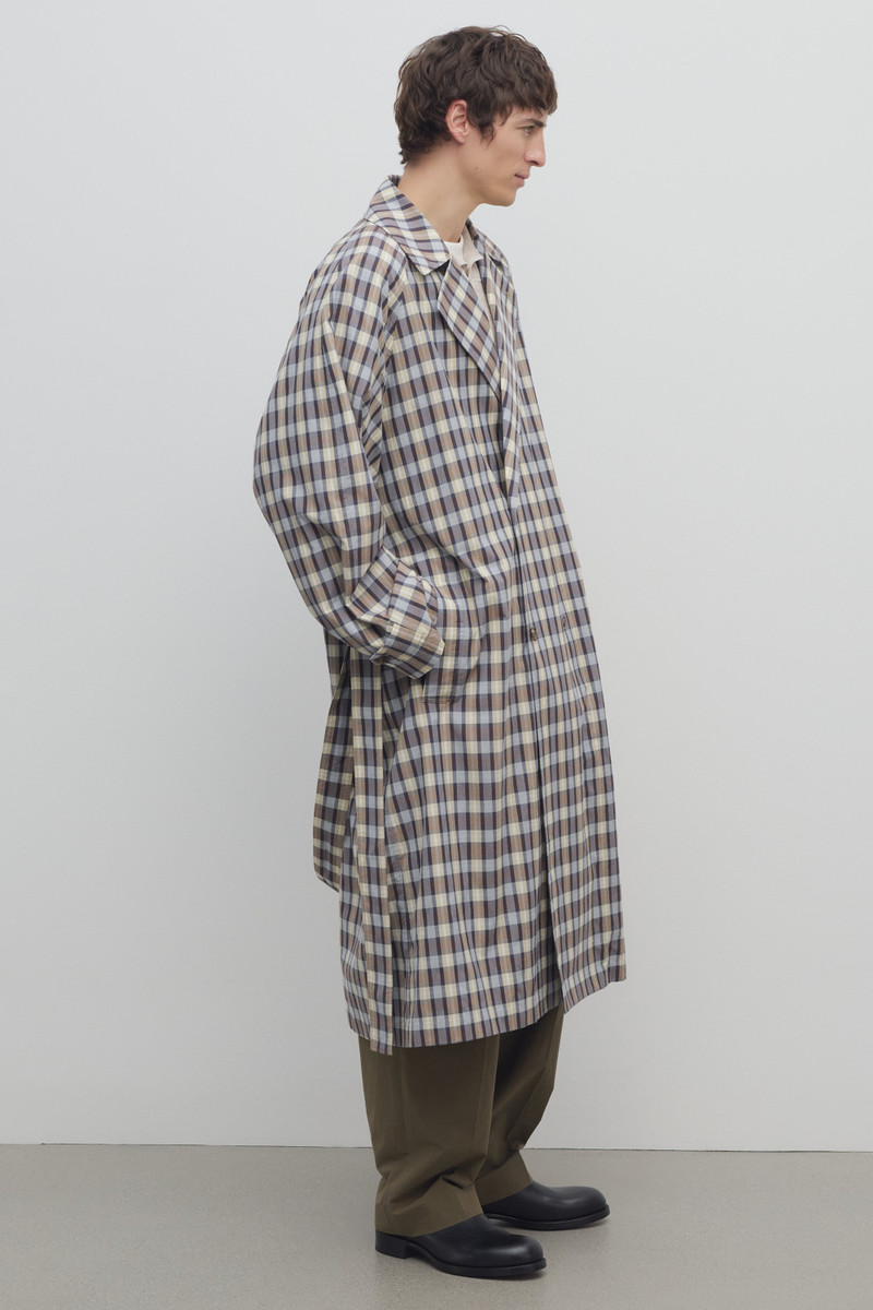 Delancy Coat in Silk and Cotton 5