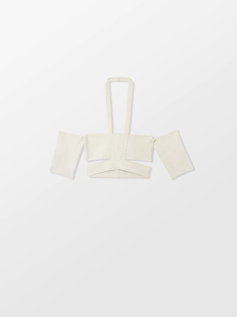 OFF SHOULDER KNIT TOP - 1