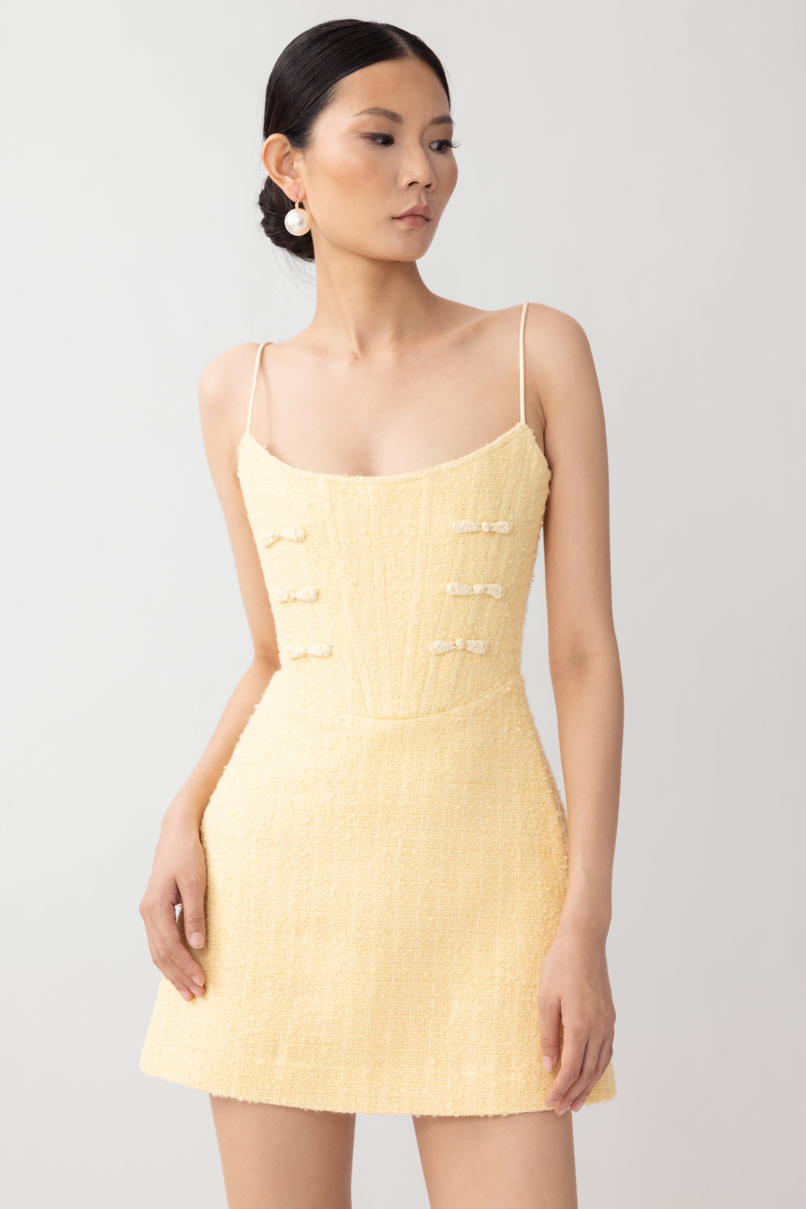 ANDI TWEED MINI DRESS - 2