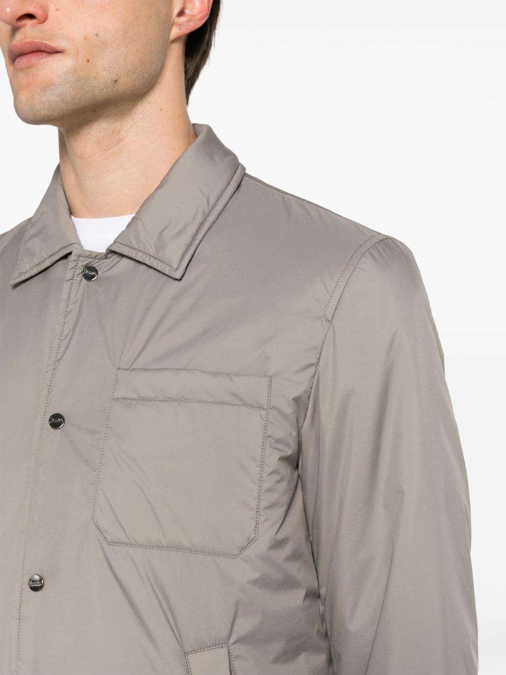 Ecoage padded shirt jacket - 5
