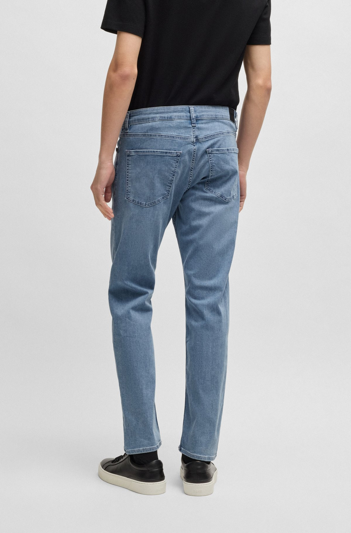 MAINE REGULAR-FIT JEANS IN BLUE STRETCH DENIM - 4