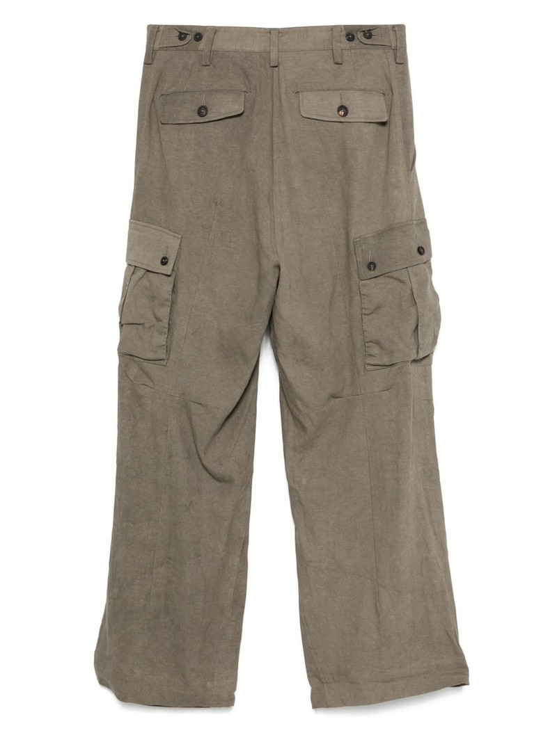 Ziggy Chen pleat-detail trousers outlook