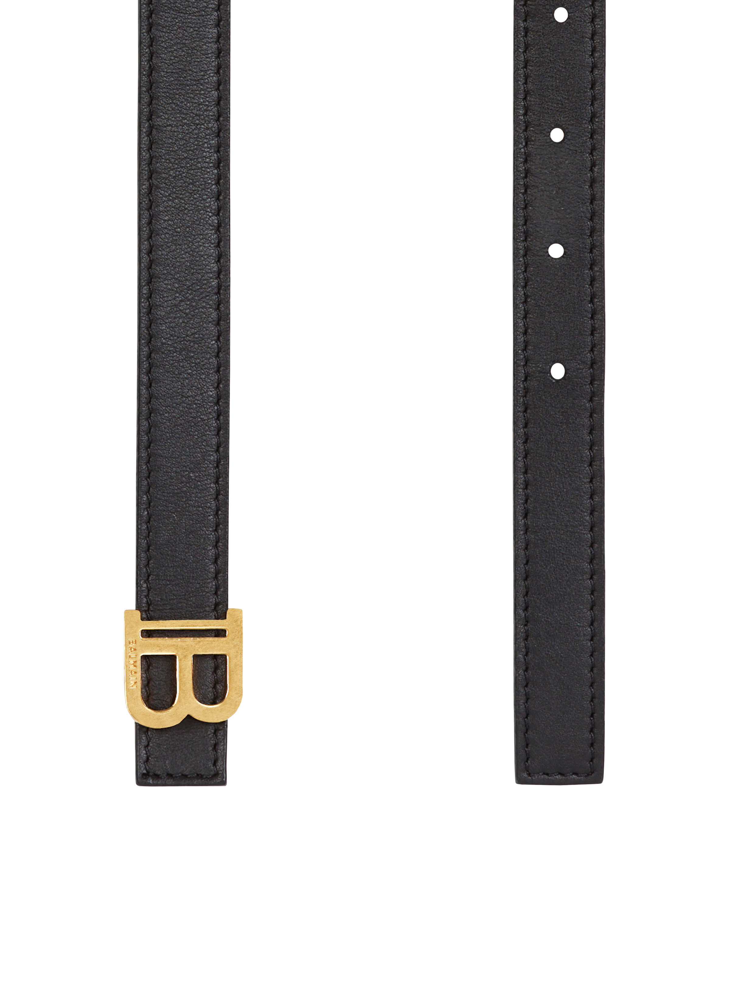 Thin calfskin B-Belt - 4