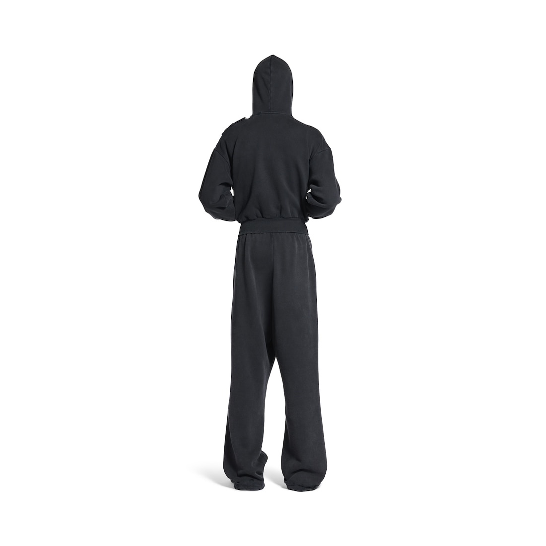 Men's Laurel Classic Baggy Sweatpants in Faded Black - 4