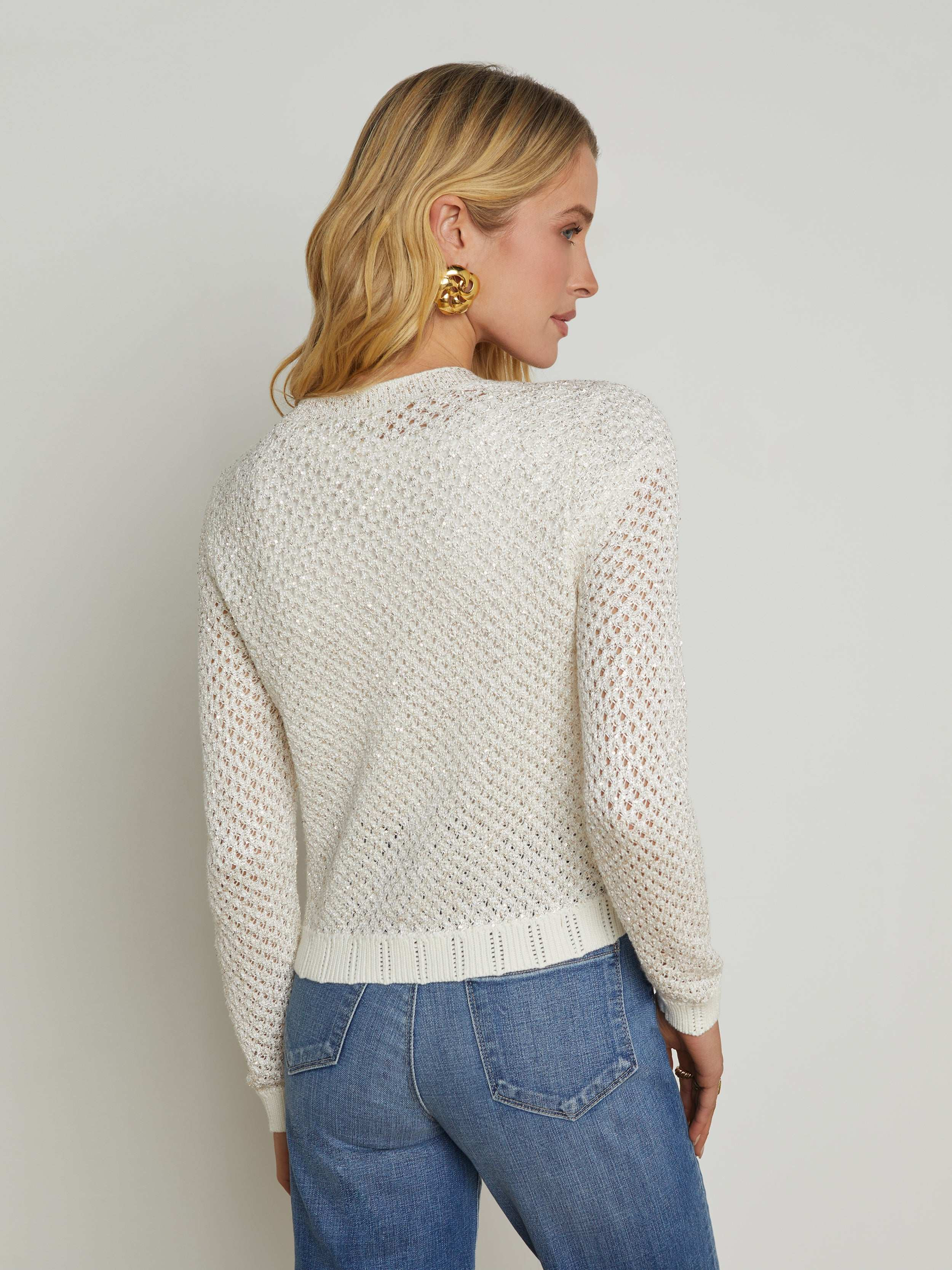Blanca Sequin Cardigan - 5