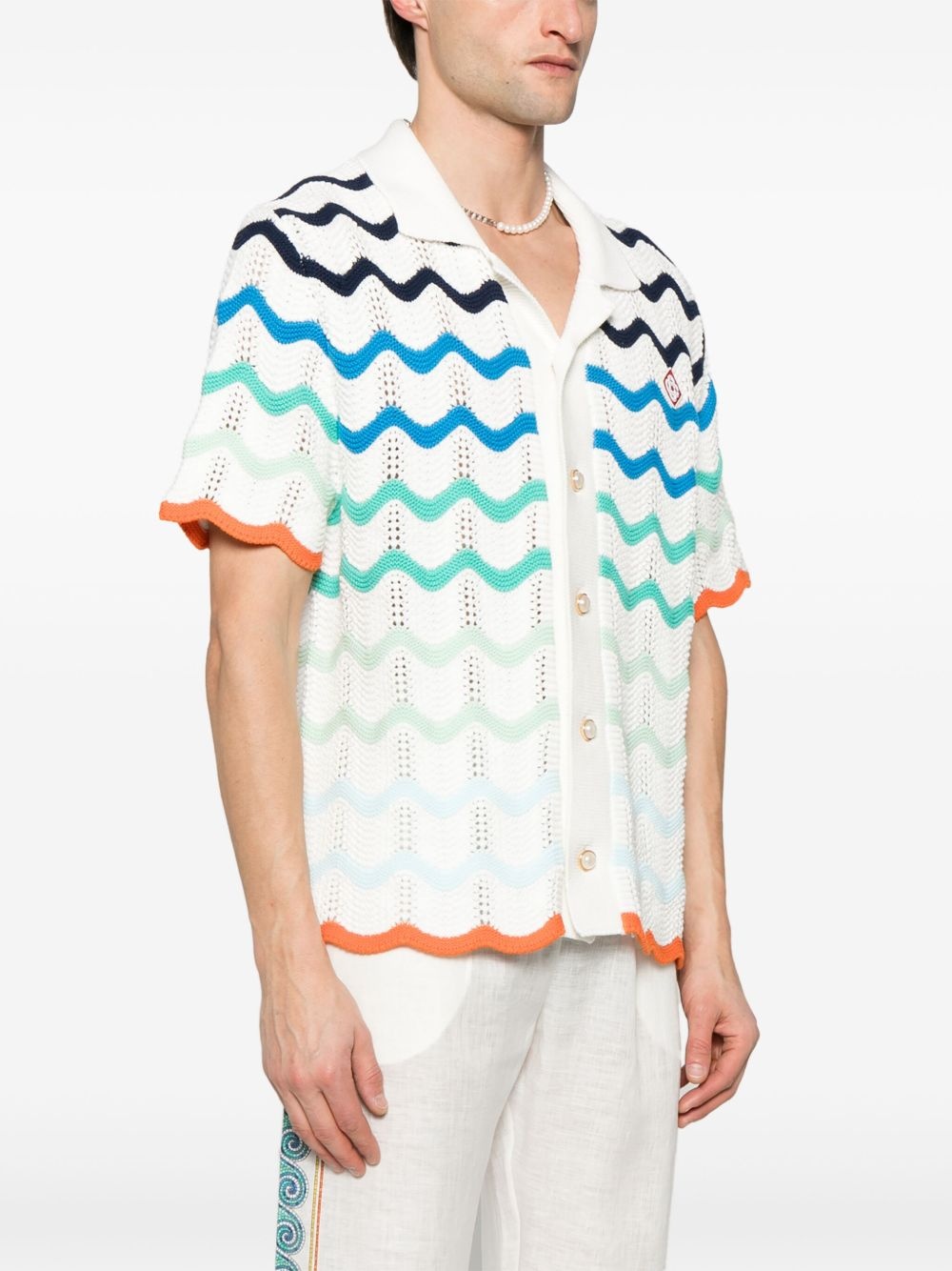 gradient wave shirt - 3