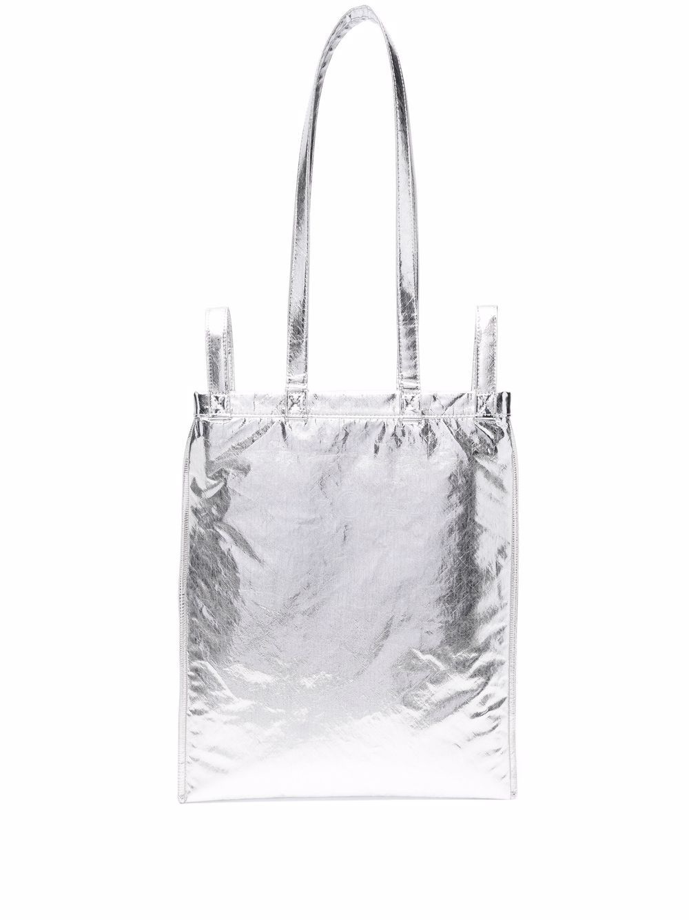 metallic tote bag - 1