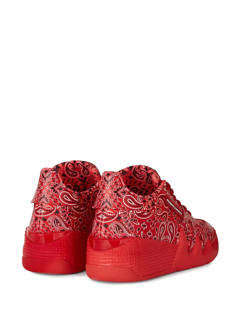paisley print sneakers 3
