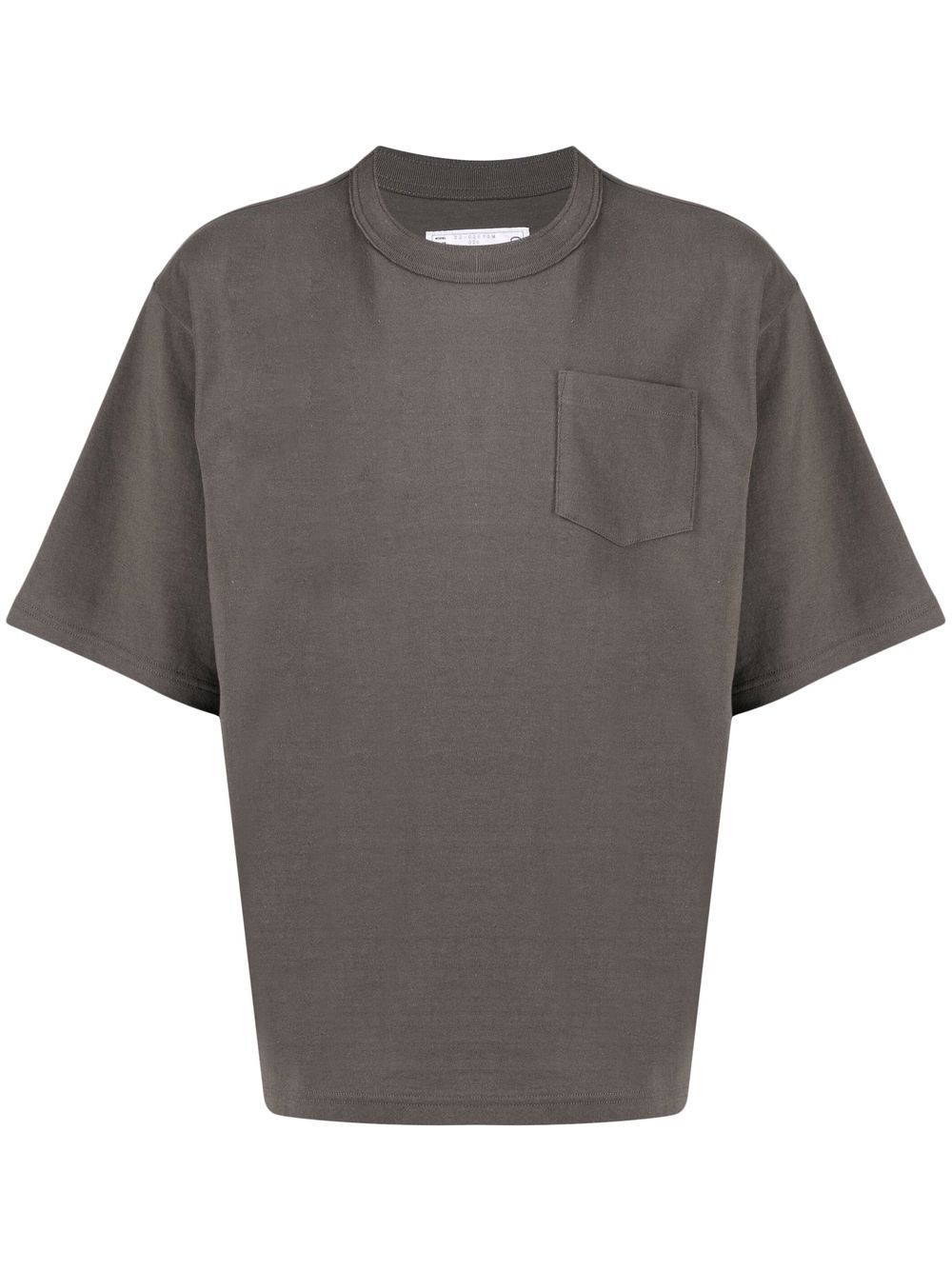 patch-pocket cotton T-shirt - 1