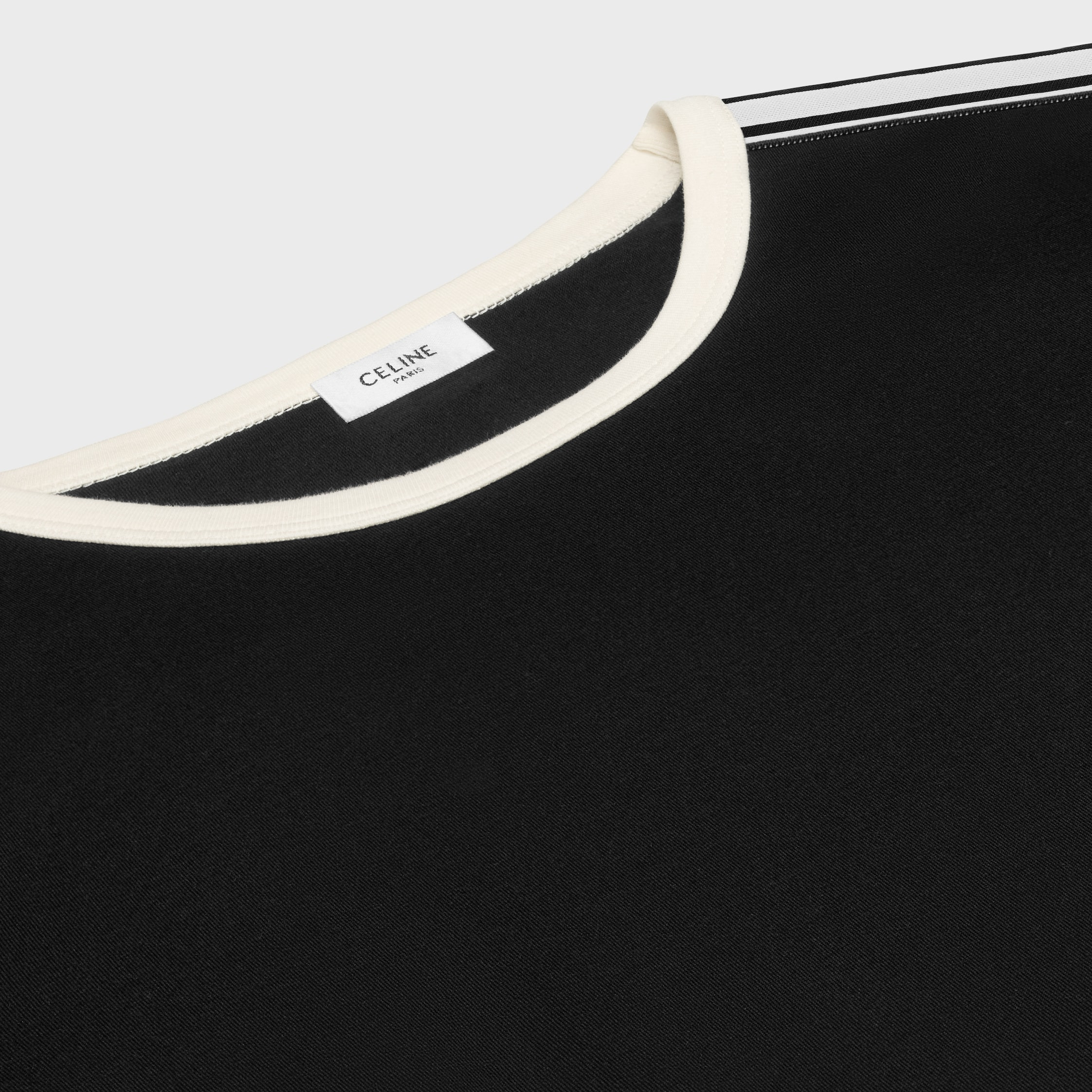 celine regular t-shirt in cotton jersey - 3