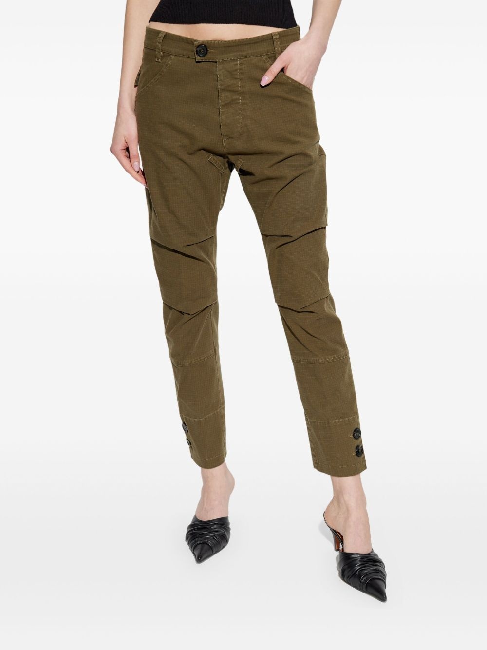 folded-panel trousers - 3