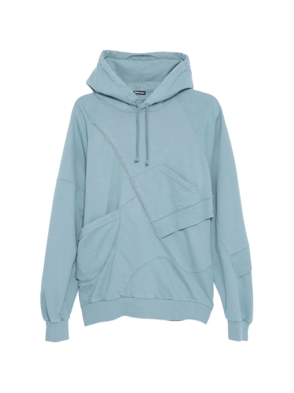 panelled hoodie - 1