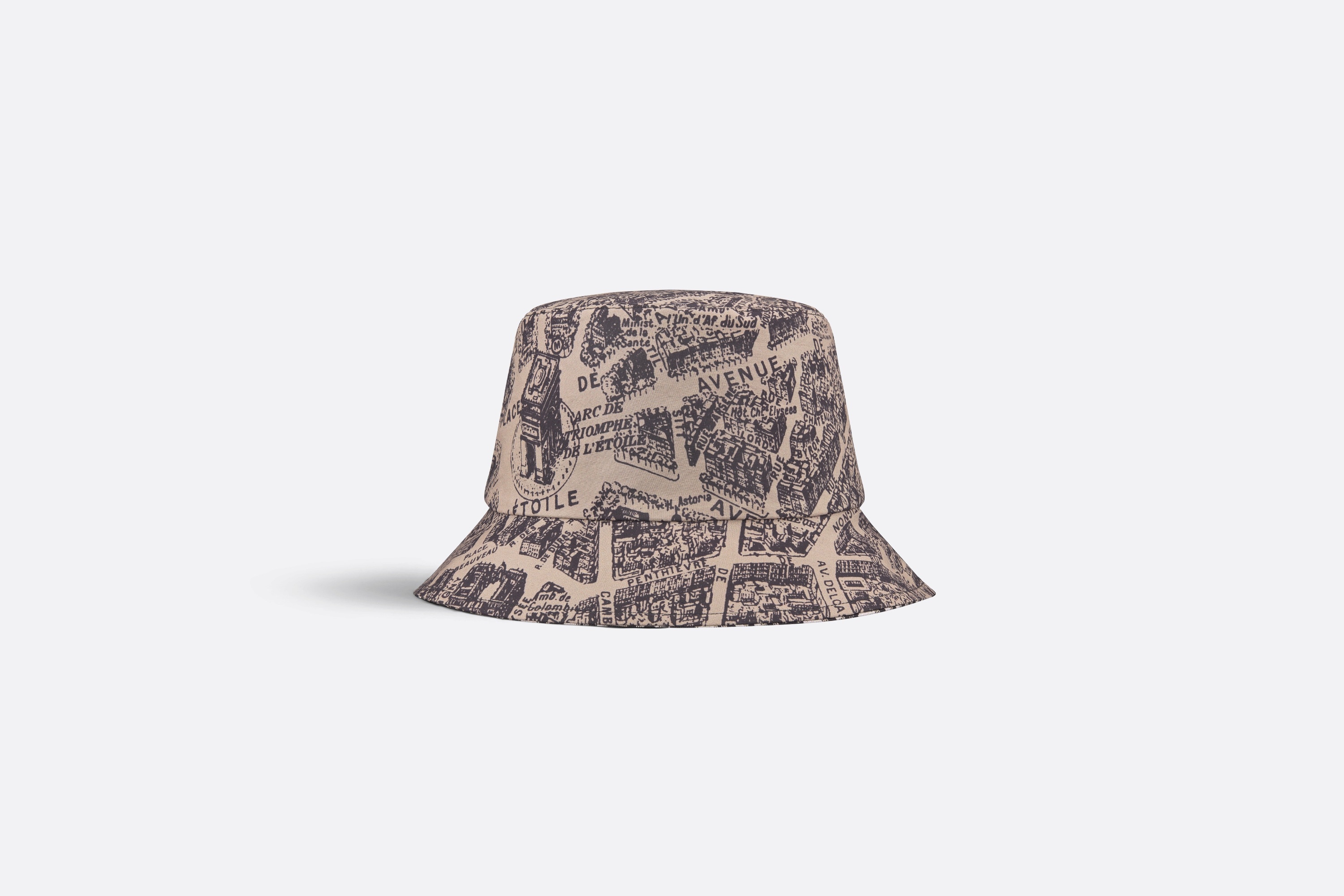Teddy-D Plan de Paris Reversible Small Brim Bucket Hat - 1