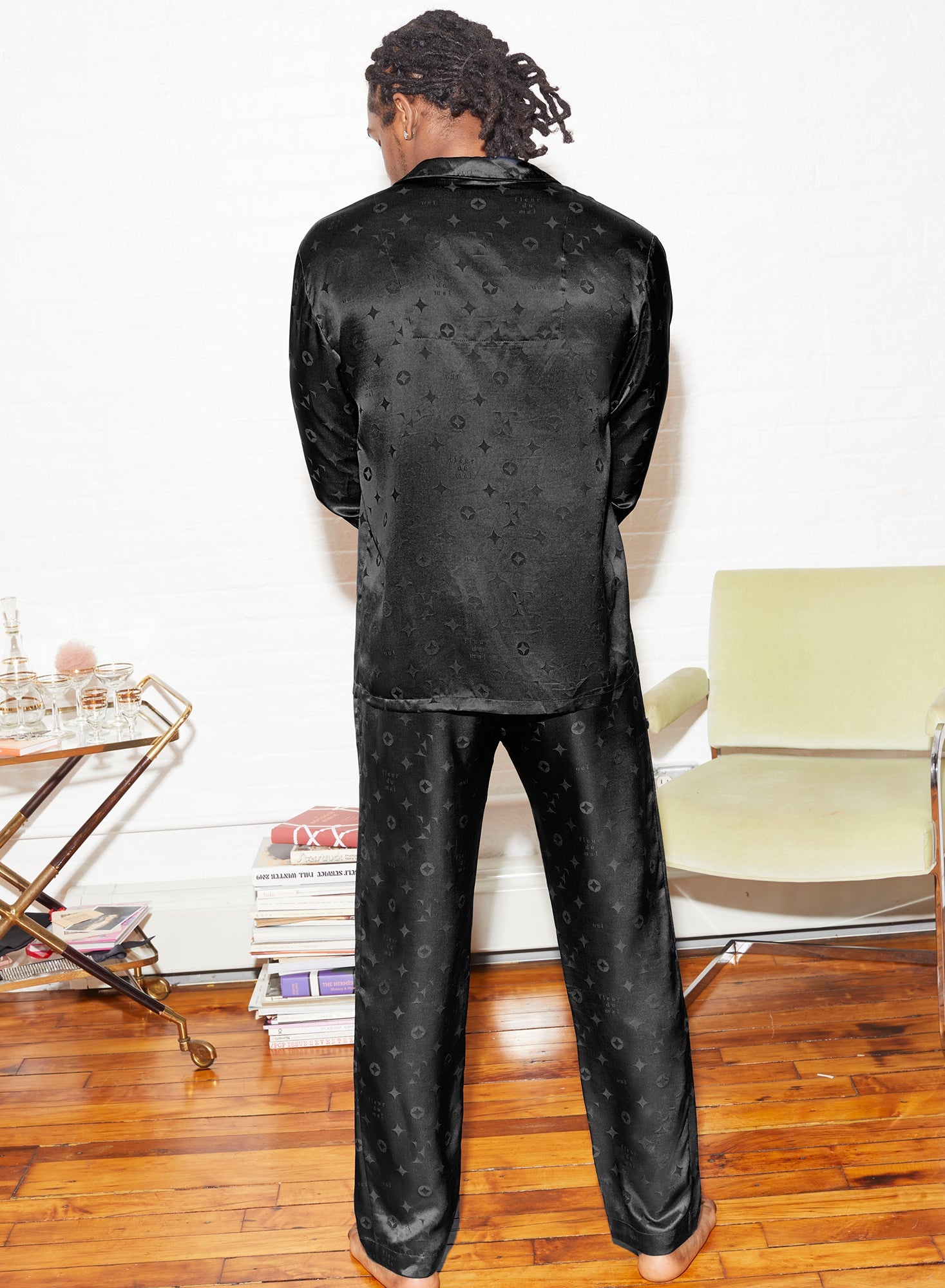 Silk Jacquard PJ Pant - 2