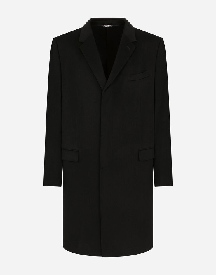 Cashmere and wool velour coat - 3