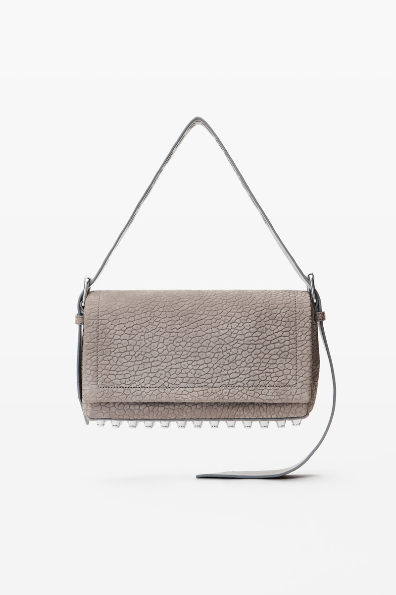 Ricco Medium Flap Bag in Nubuck Leather 1