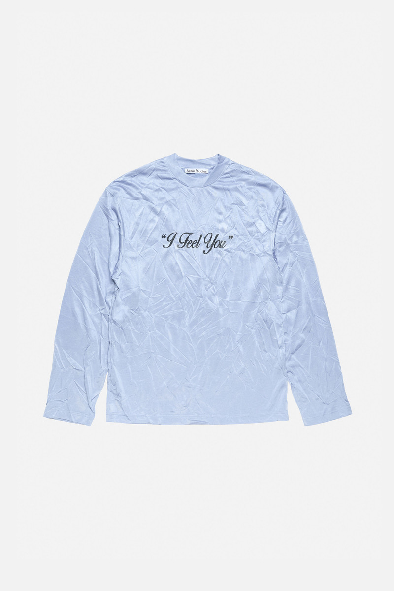 Graphic t-shirt - relaxed - Powder blue 1