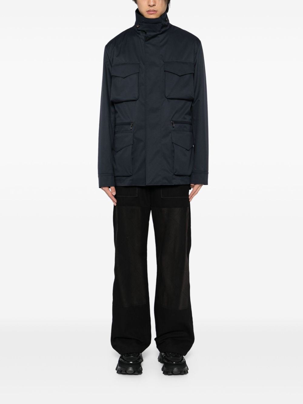 polyester shirt jacket - 2