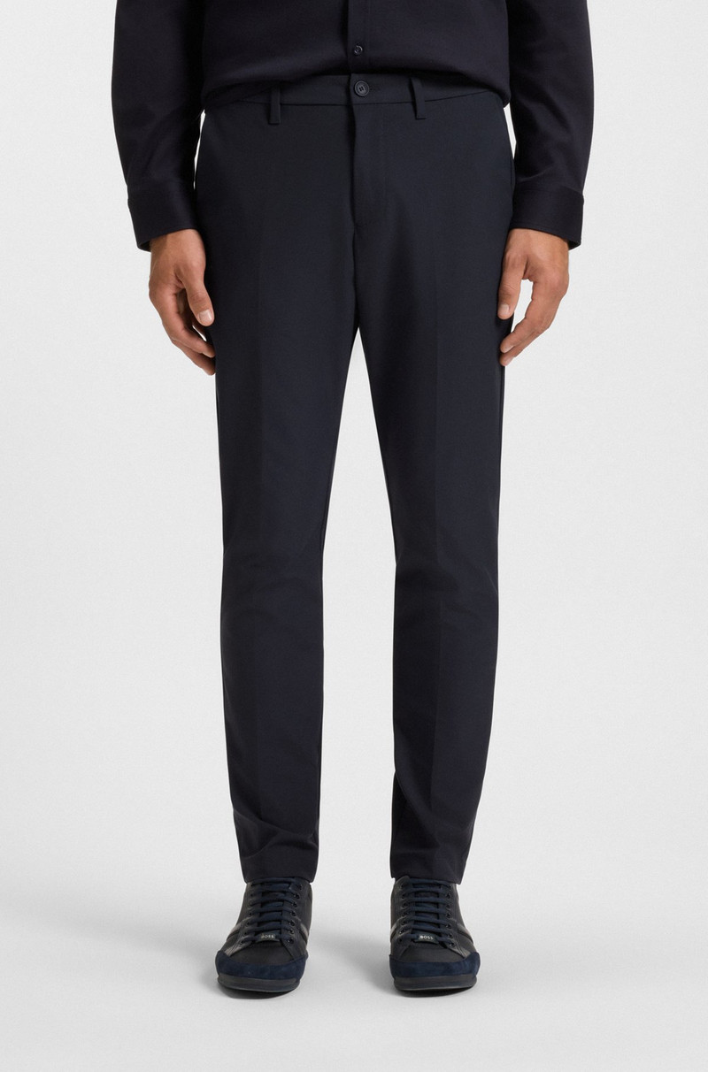 SLIM-FIT PANTS IN WATER-REPELLENT EASY-IRON FABRIC 2