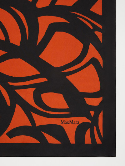 Max Mara CARRE90 Printed silk scarf outlook
