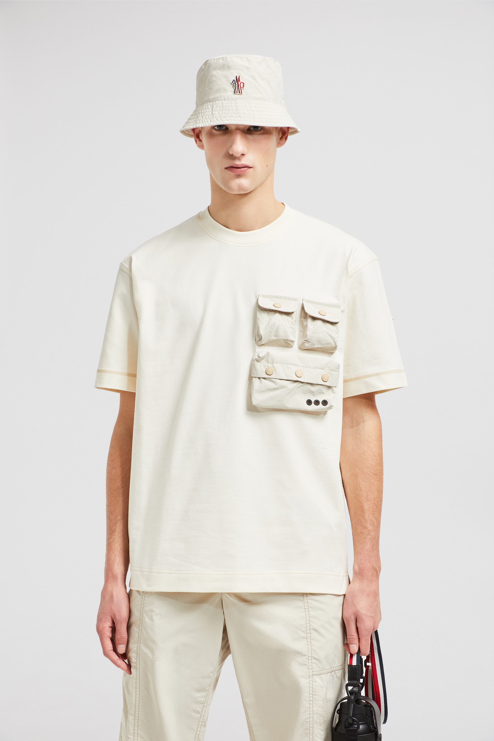 Cotton T-shirt with Pockets - 2