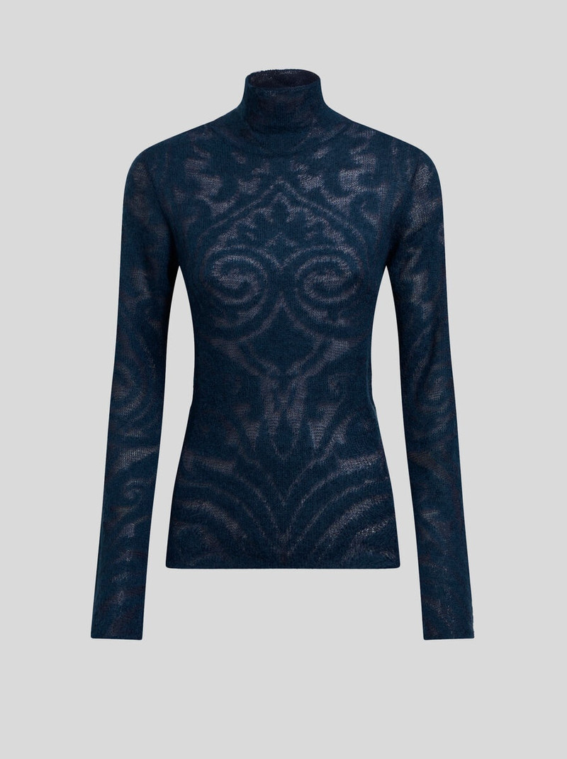 KNIT JACQUARD TURTLENECK 1
