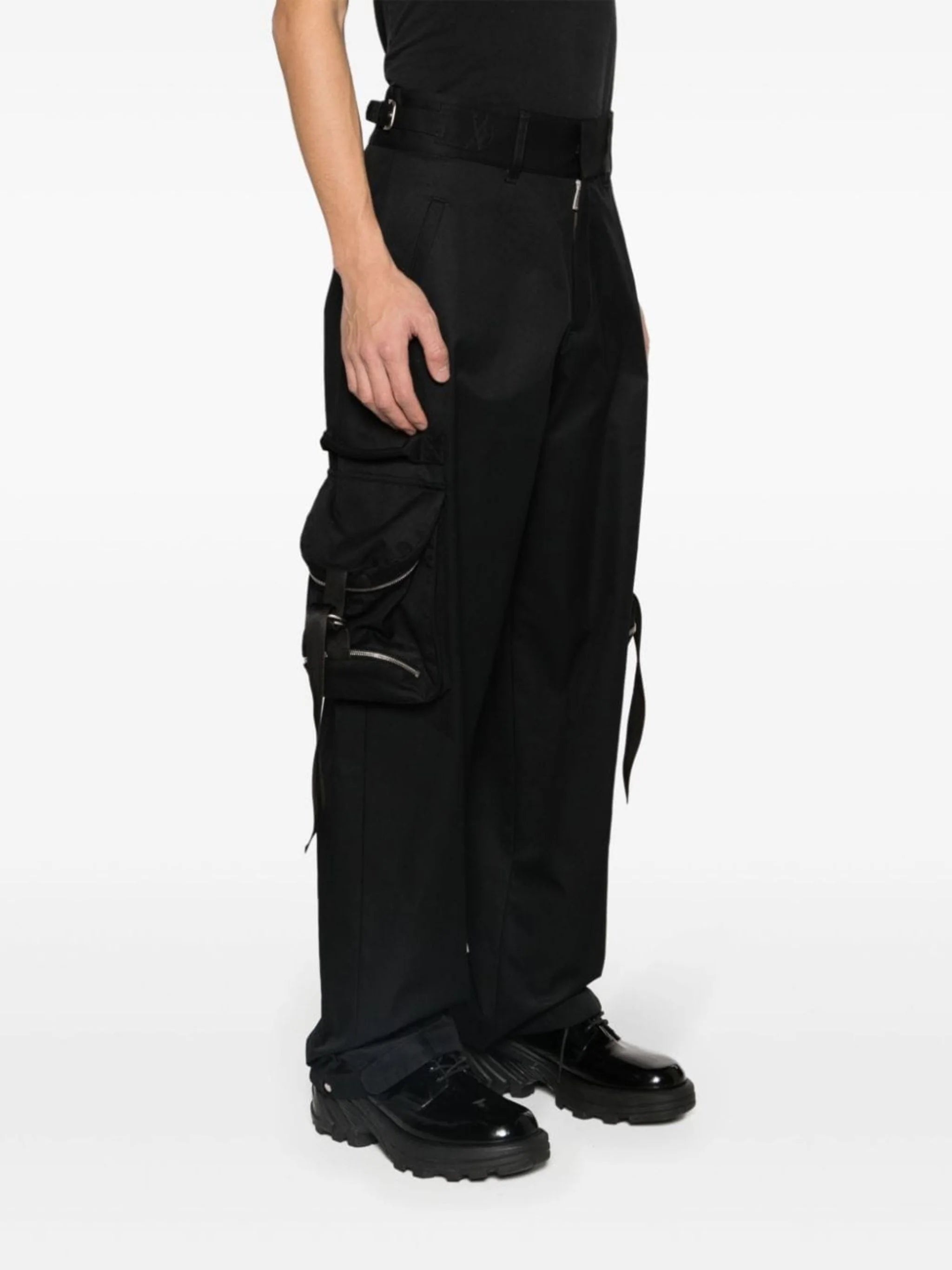 STRAIGHT-LEG CARGO TROUSERS - 3