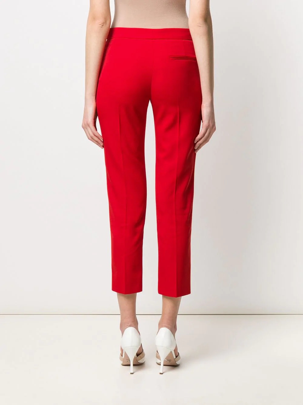 slim-fit cropped trousers - 4