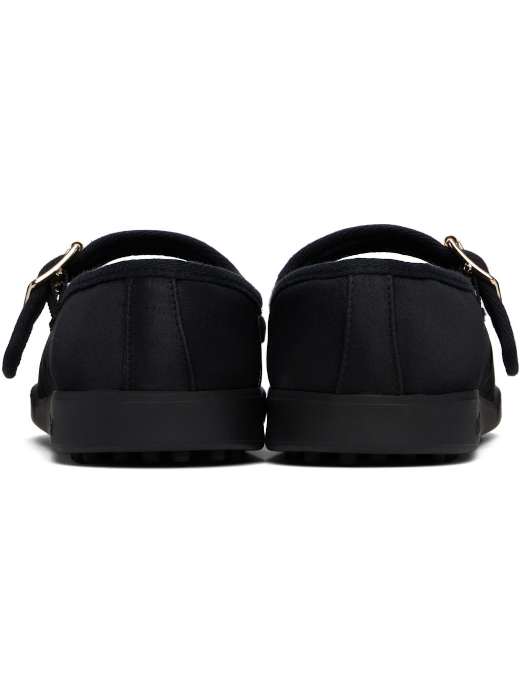 Black Moe Mary Jane Ballerina Flats - 2