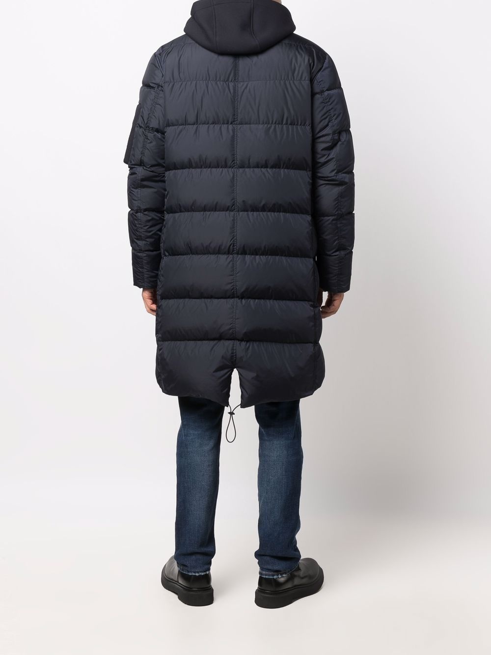 quilted down coat - 4