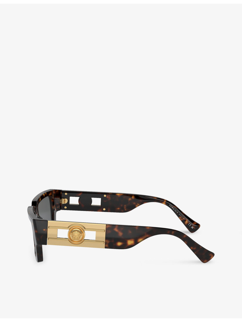 VE4459 rectangular-frame tortoiseshell acetate sunglasses 3