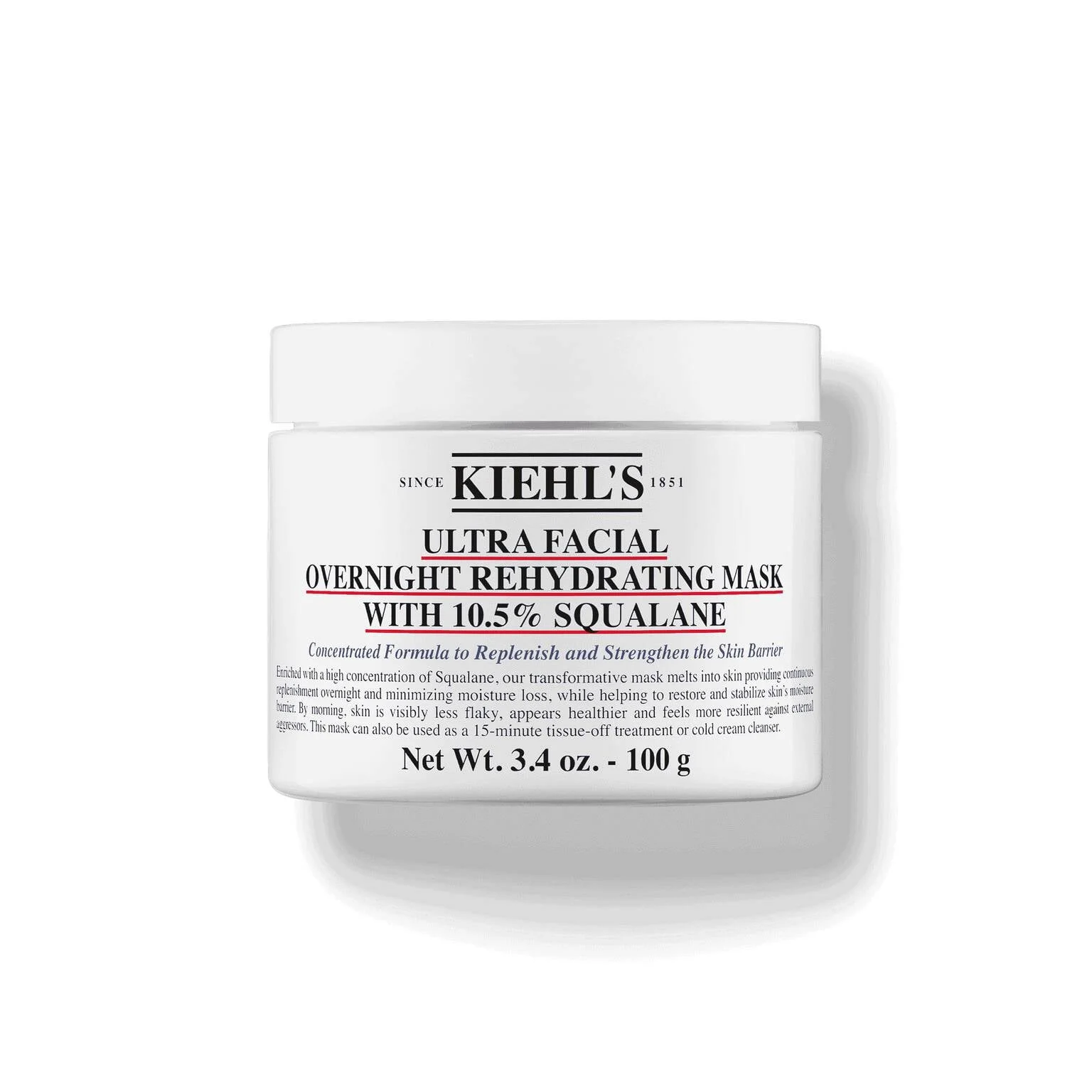 Ultra Facial Overnight Cream Mask with 10.5% Squalane - 1