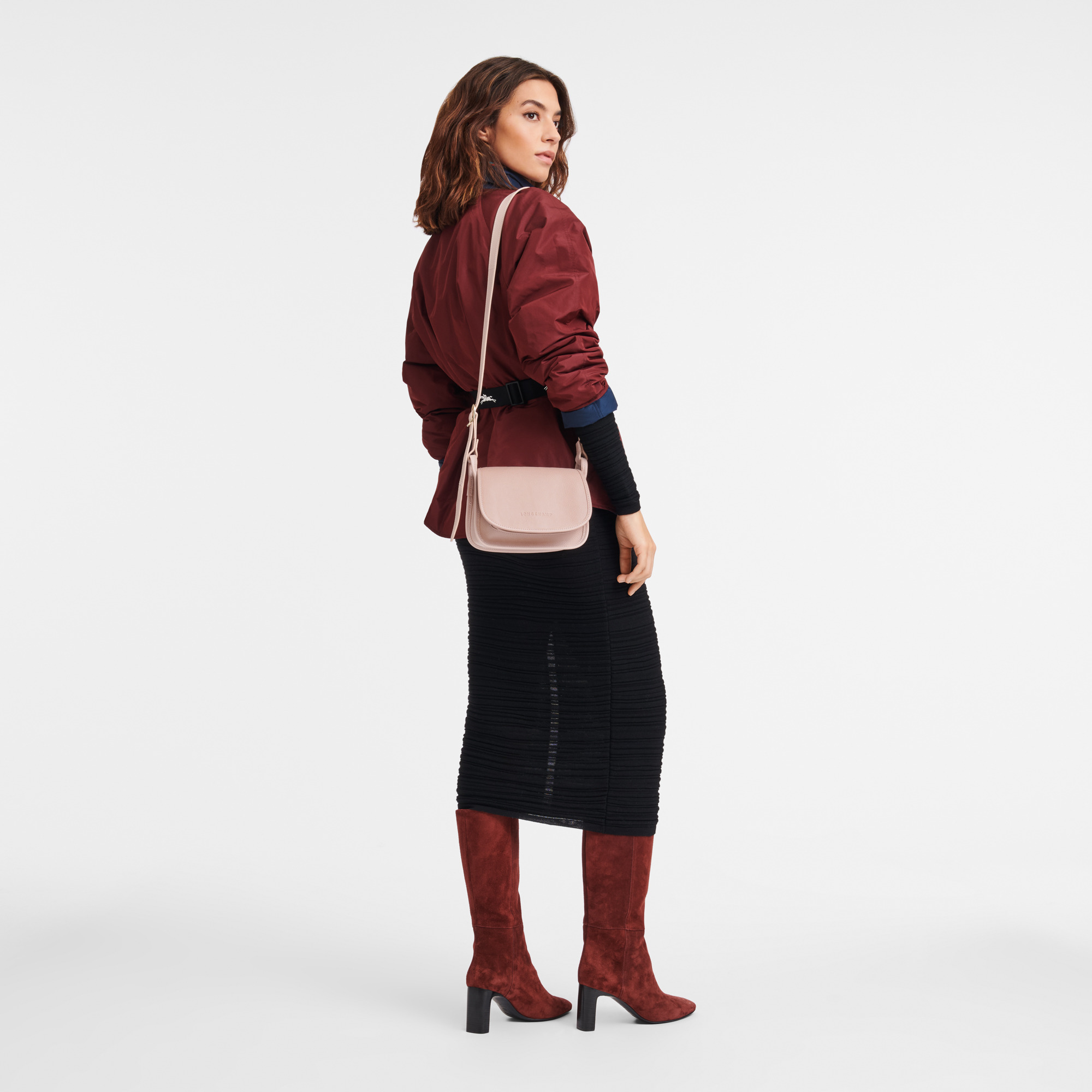 Le Foulonné S Crossbody bag Nude - Leather - 2