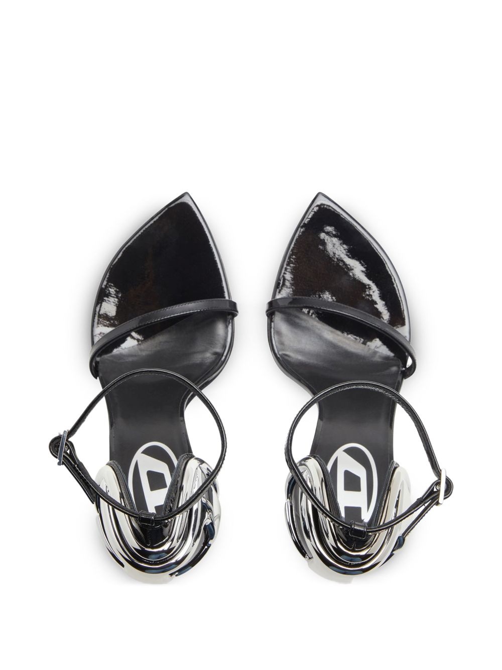 D-Ten&Half sculptured heeled sandals - 6