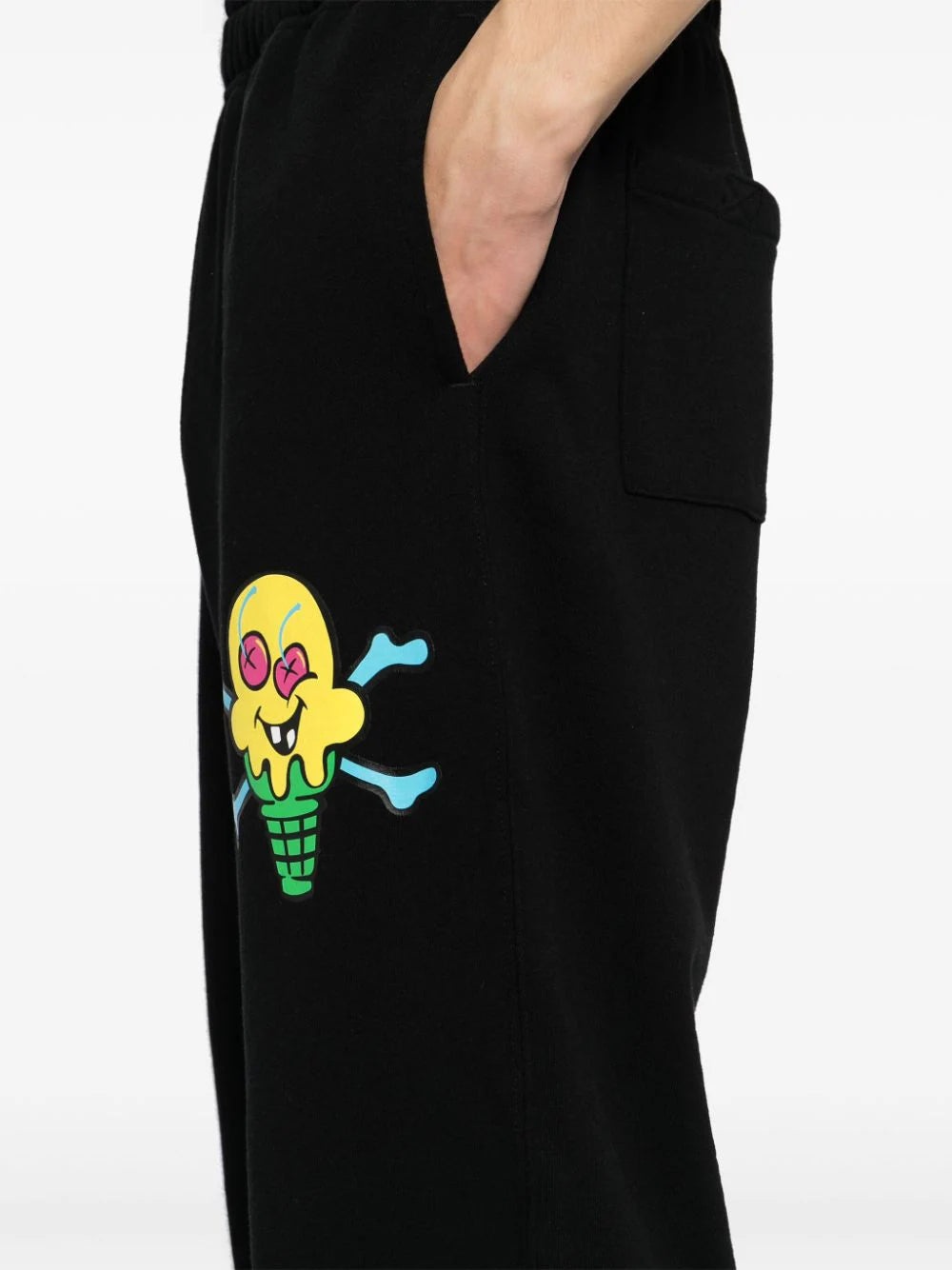 GRAPHIC-PRINT TRACK PANTS - 5