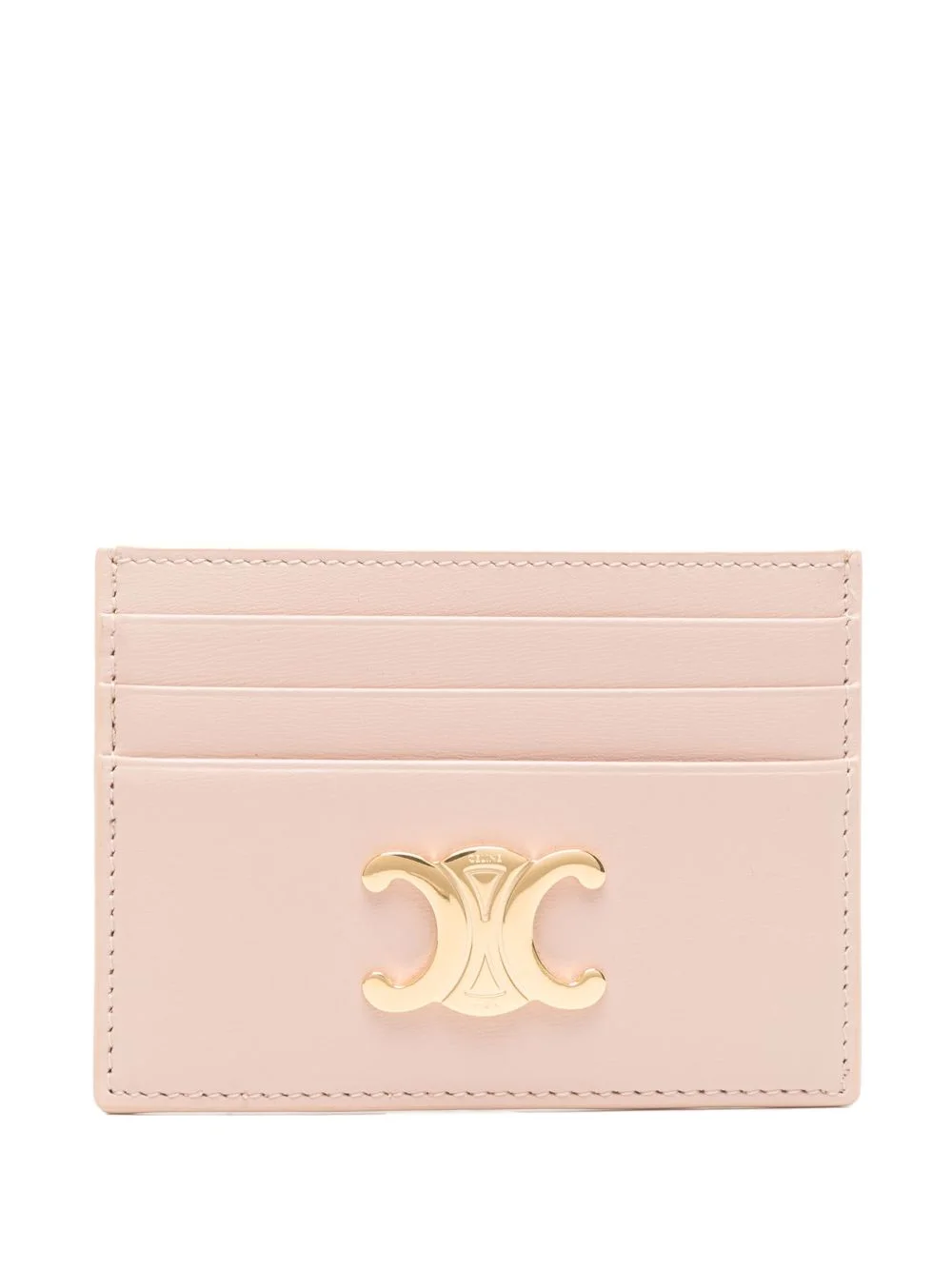 Celine Women Triomphe Leather Card Case - 1
