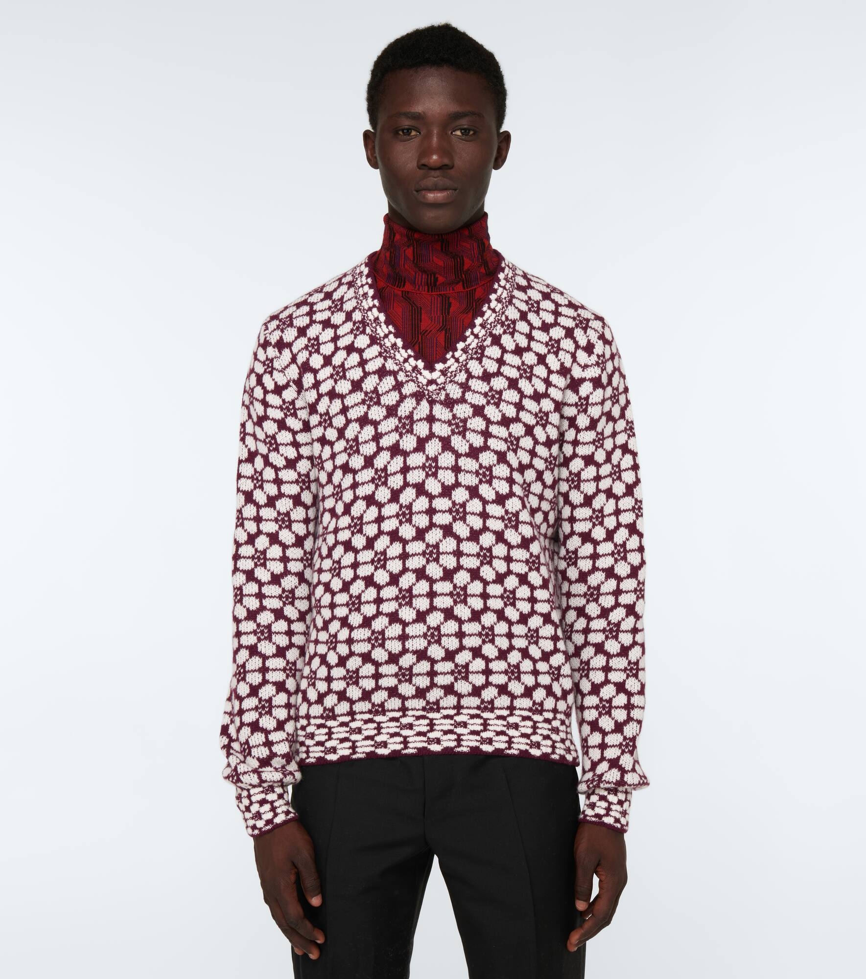 Wool and cashmere-blend sweater - 3
