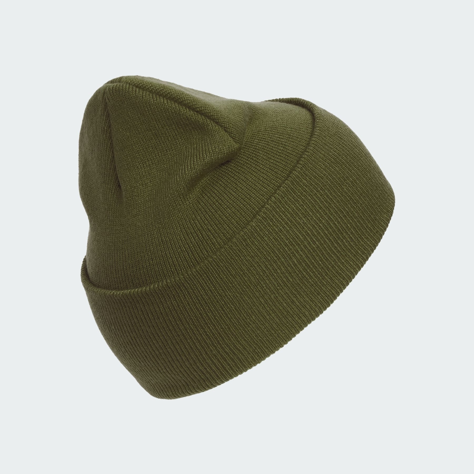 Wide-Cuff Fold Beanie - 2