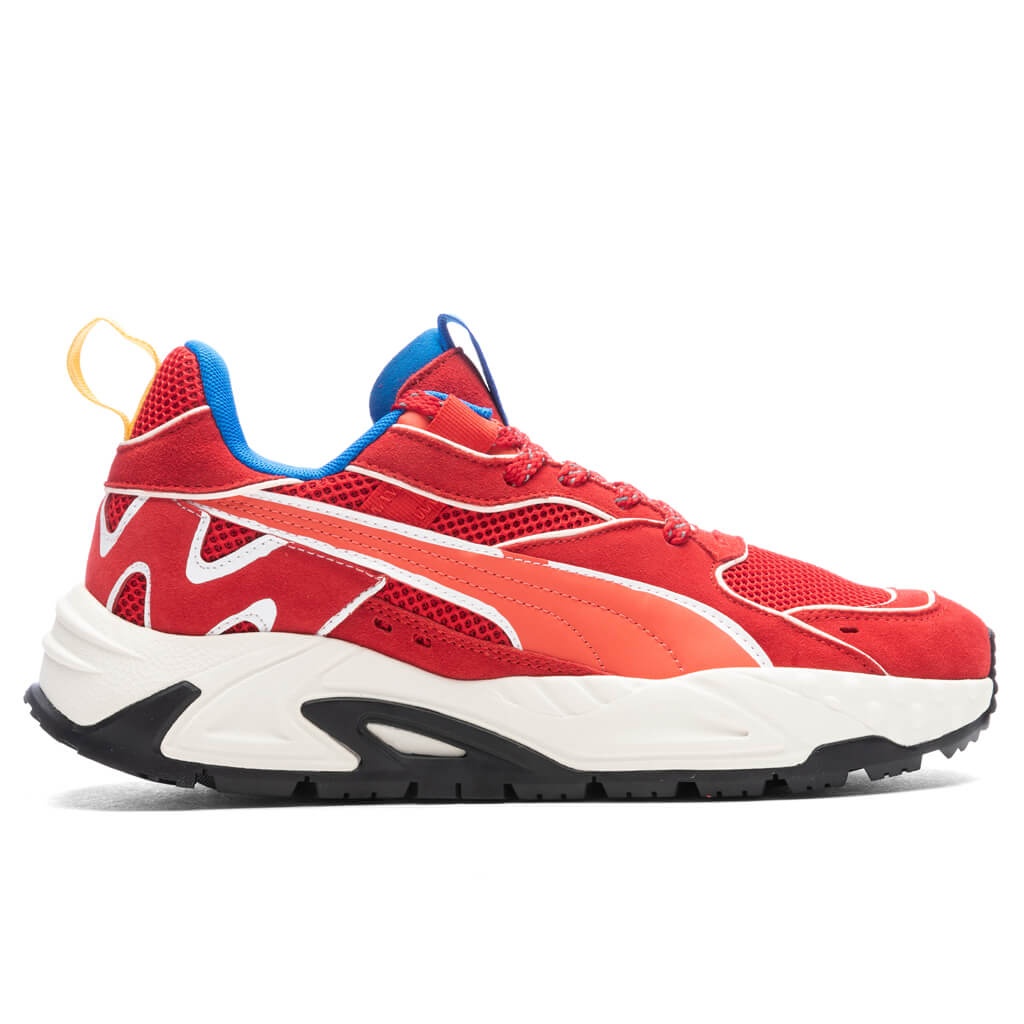 PUMA X JOSHUA VIDES FERRARI RS TRACK - ROSSO CORSA/FROSTED IVORY - 1