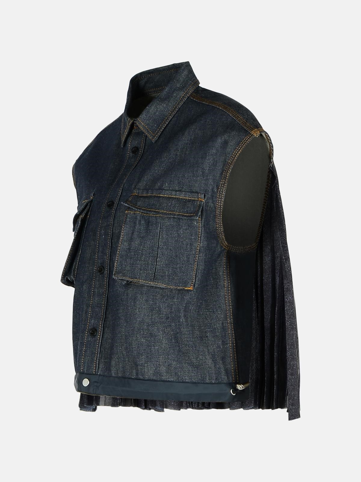 25AW SACAI DENIM SHIRT サイズ１ sacai Denim Print Shirt – mou by ACROPOLIS