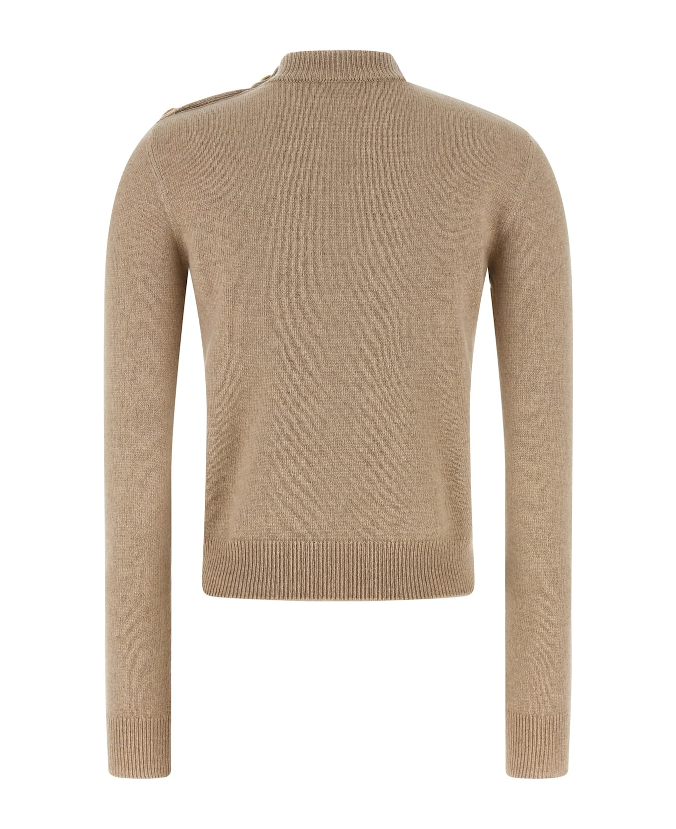 Eco-cashmere Button Sweater - 2