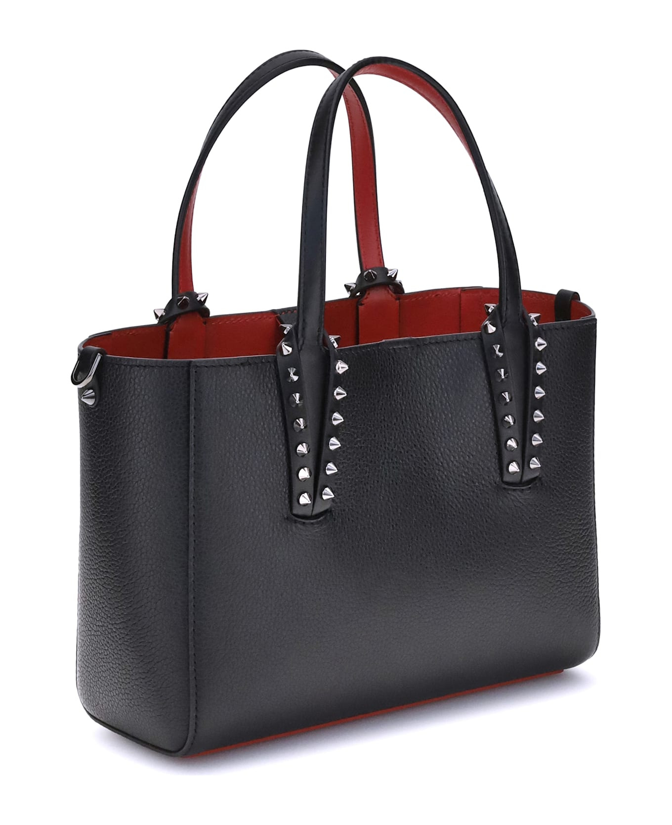Studded Leather Tote Bag - 3