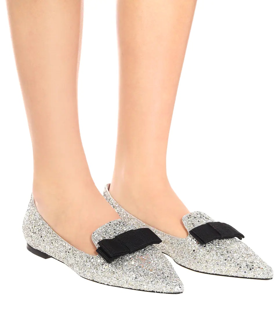 Gala glitter ballet flats - 5